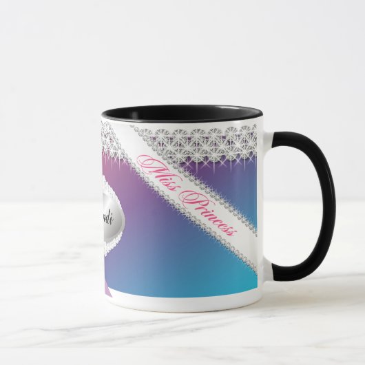 TT-Diamant Bliss-personalisierte ethnische Tasse | (Rechts)