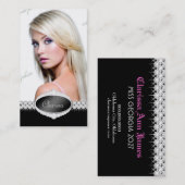 TT-Diamant Bliss-Schönheits-Festzug-Foto-Karte Visitenkarte (Vorne/Hinten)