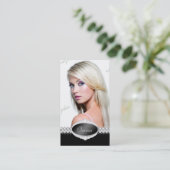 TT-Diamant Bliss-Schönheits-Festzug-Foto-Karte Visitenkarte (Stehend Vorderseite)