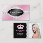 Tt-Diamantbliss-Emblem-Foto-Karte Visitenkarte (Vorne/Hinten)