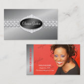 Tt-DiamantBliss Enblem Foto-Karte Visitenkarte (Vorne/Hinten)