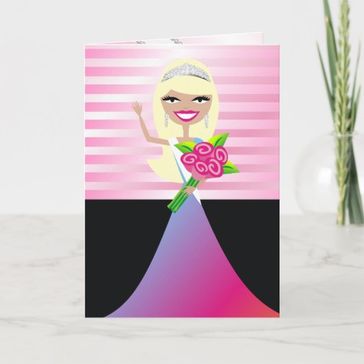 TT-In es, zum es zu gewinnen Karte der Blondinen-| (Vorderseite)