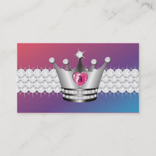 TT-Perfekte Prinzessin Premium Platinum Paper Visitenkarte