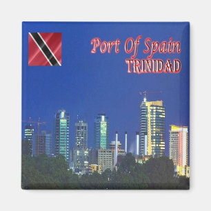 TT - Trinidad und Tobago - Hafen Spanien Night Sky Magnet