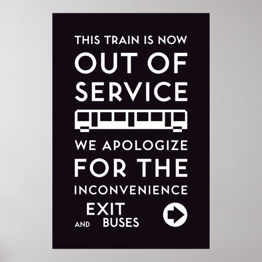 TTC - Apology Out-Service-Poster Poster (Vorne)