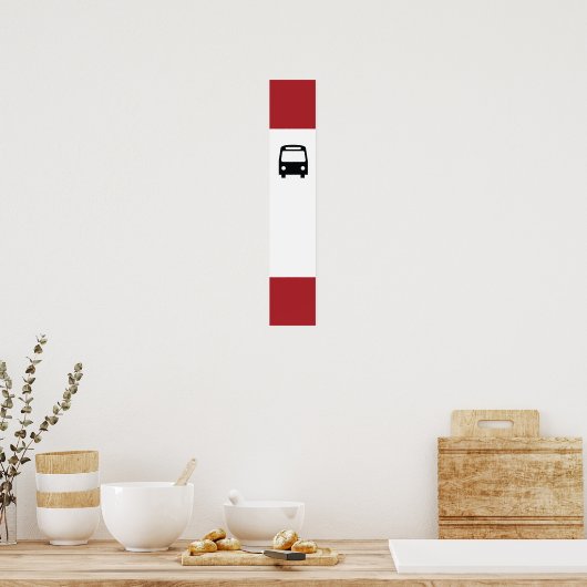 TTC Bus Stopp Poster (Küche)