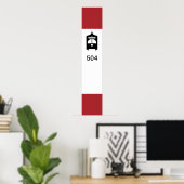 TTC Streetcar Stopp Poster mit Personalisierter Ro (Heimbüro)