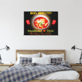 👍 ❤️ 😋 Tteok Bokki-Hot & Spicy Koreanischer Rice Leinwanddruck (Insitu (Schlafzimmer))