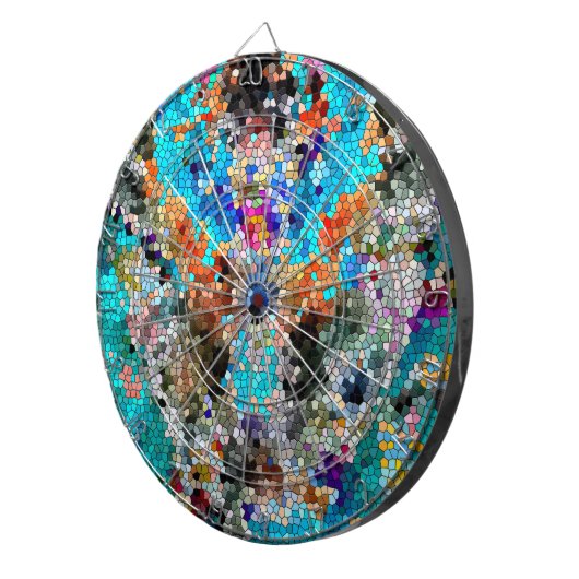 TTEQOTGCubismusINV SGDRKDP BLAU Dartscheibe (Vorderseite rechts)