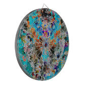 TTEQOTGCubismusINV SGDRKDP BLAU Dartscheibe (Vorderseite Links)