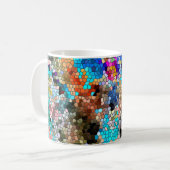 TTEQOTGCubismusINV SGDRKDP BLAU Kaffeetasse (Vorderseite Links)