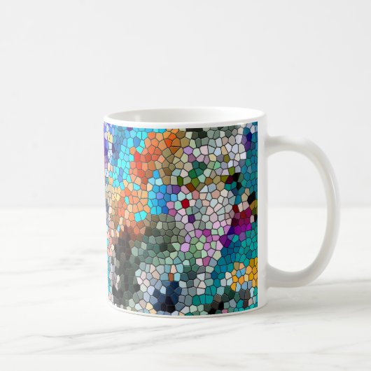 TTEQOTGCubismusINV SGDRKDP BLAU Kaffeetasse (Rechts)