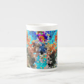 TTEQOTGCubismusINV SGDRKDP BLAU Porzellantasse (Vorderseite)