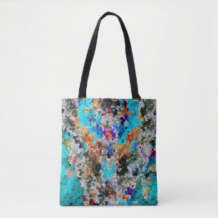 TTEQOTGCubismusINV SGDRKDP BLAU Tasche