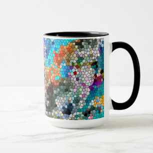 TTEQOTGCubismusINV SGDRKDP BLAU Tasse
