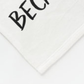 Ttery Because Murder Is Wrong Funny Cat Funny Tter Fleecedecke (Ecke)