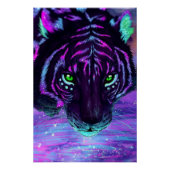 TTIGER MIT LEICHTER FARBE POSTER (Vorderseite)
