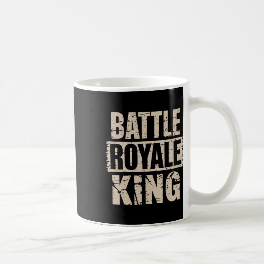Ttle Royale König Distressed Gamer Kaffeetasse (Rechts)