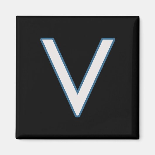 Ttlefield V Letter Games Funny Gaming Video Game G Magnet (Vorne)