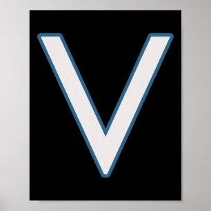 Ttlefield V Letter Games Funny Gaming Video Game G Poster