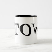TTOW! ZWEIFARBIGE TASSE (Mittel)