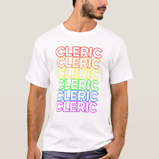 TTRPG Cleric Class Rainbow LGBT Prix T-Shirt