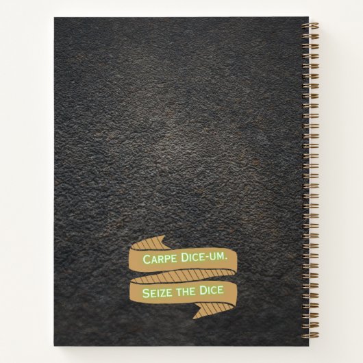 TTRPG-Notebook Notizblock (Rückseite)