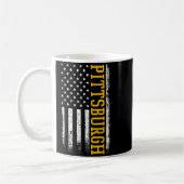Ttsburgh Usa Flag Patriotic American From Ttsburgh Kaffeetasse (Links)