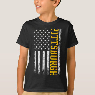Ttsburgh USA-Flagge Patriotischer Amerikaner Aus T T-Shirt