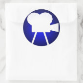 TTTstudios Logo Runder Aufkleber (Tasche)