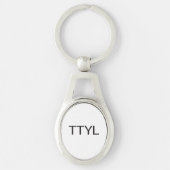 TTYL SCHLÜSSELANHÄNGER (Vorderseite)