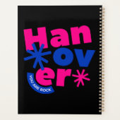 Ttypografie-Illustrationsgrafik Planer (Rückseite)