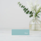 Ttys Networking Minimalistische Visitenkarte (Stehend Vorderseite)