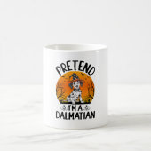 Tu als Dalmatiner Hund Halloween (3) Kaffeetasse (Mittel)