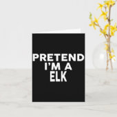 Tu als Elch Karte (Gelbe Blume)