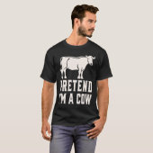 Tu als Kuh verkleiden T-Shirt (Vorne ganz)