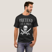 Tu als Pirat verkleidet T-Shirt (Vorne ganz)