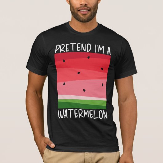 Tu als Wassermelone Lustig T-Shirt (Vorderseite)