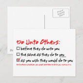 Tu anderen postkarte (Vorne/Hinten)