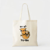Tu-ba Funny Tuba Puns Tragetasche (Vorne)