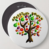 Tu Bishvat Button (Vorne & Hinten)