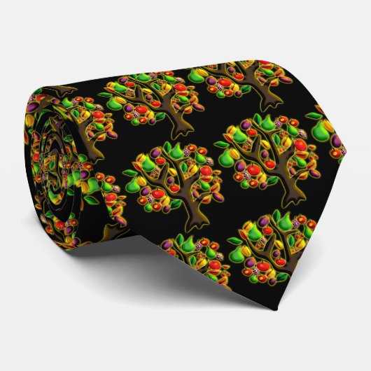 Tu Bishvat Krawatte (Gerollt)