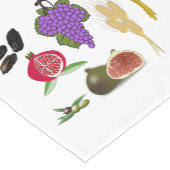 Tu Bishvat Kurzer Tischläufer (Ecke)