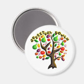 Tu Bishvat Magnet (Vorderseite/Rückseite)