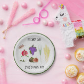 Tu Bishvat Pappteller (Party)