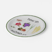 Tu Bishvat Pappteller (Schrägansicht)