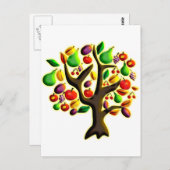 Tu Bishvat Postkarte (Vorne/Hinten)