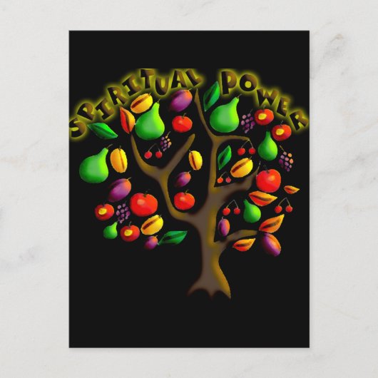 Tu Bishvat Postkarte (Vorderseite)