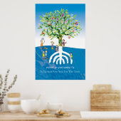 Tu B'shevat Tree Poster (Küche)