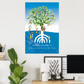 Tu B'shevat Tree Poster (Heimbüro)